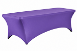 Purple 8FT Spandex fitted tablecloths